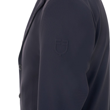 Veste de concours homme 3 boutons Elegance Equestro Marine blazer Bleu marine