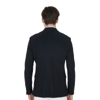 Veste de concours homme 3 boutons Elegance Equestro Noir Veste de concours homme 3 boutons Elegance Equestro Noir