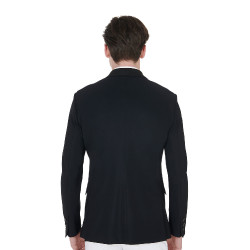 Veste de concours homme 3 boutons Elegance Equestro Noir Veste de concours homme 3 boutons Elegance Equestro Noir