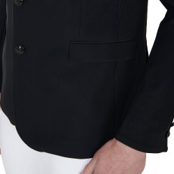 Veste de concours homme 3 boutons Elegance Equestro Noir Veste de concours homme 3 boutons Elegance Equestro Noir