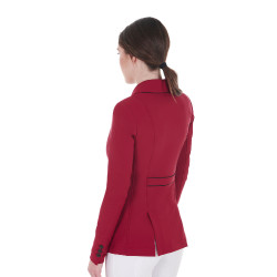 Veste de concours femme en tissu technique stretch Equestro Scooter Beige Veste de concours femme en tissu technique stretch Equestro Scooter Beige