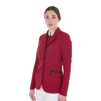 Veste de concours femme en tissu technique stretch Equestro Scooter Beige Veste de concours femme en tissu technique stretch Equestro Scooter Beige
