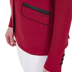 Veste de concours femme en tissu technique stretch Equestro Scooter Beige Veste de concours femme en tissu technique stretch Equestro Scooter Beige