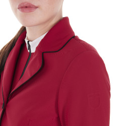 Veste de concours femme en tissu technique stretch Equestro Scooter Beige Veste de concours femme en tissu technique stretch Equestro Scooter Beige