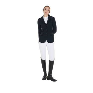 Veste de concours femme en tissu technique stretch Equestro Veste de concours femme en tissu technique stretch Equestro