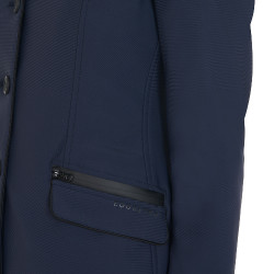 Veste de concours femme en tissu technique stretch Equestro Marine Bleu marine Veste de concours femme en tissu technique stretch Equestro Marine Bleu marine