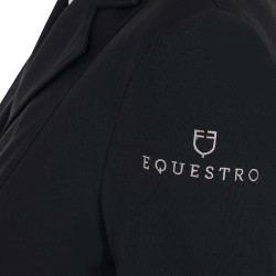 Veste de concours femme avec coupe anatomique 4 boutons Active Equestro Noir Veste de concours femme avec coupe anatomique 4 boutons Active Equestro Noir