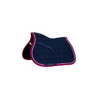 Tapis de selle poney White Trim Equestro Marine / fuchsia Bleu