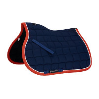 Tapis de selle poney White Trim Equestro Marine / rouge Bleu
