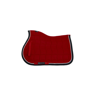 Tapis de selle poney White Trim Equestro Rouge / noir Tapis de selle poney White Trim Equestro Rouge / noir