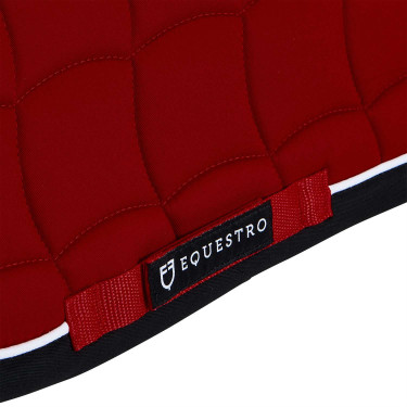 Tapis de selle poney White Trim Equestro Rouge / noir Tapis de selle poney White Trim Equestro Rouge / noir