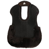 Amortisseur suede arrière mouton et avant en gel Acavallo Noir / blanc Amortisseur suede arrière mouton et avant en gel Acavallo Noir / blanc