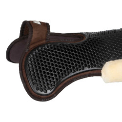 Amortisseur suede arrière mouton et avant en gel Acavallo Marron / naturel Amortisseur suede arrière mouton et avant en gel Acavallo Marron / naturel