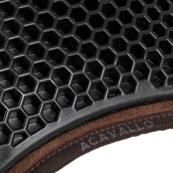 Amortisseur suede arrière mouton et avant en gel Acavallo Marron / naturel Amortisseur suede arrière mouton et avant en gel Acavallo Marron / naturel