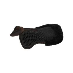 Amortisseur suede arrière mouton et avant en gel Acavallo Marron / noir Amortisseur suede arrière mouton et avant en gel Acavallo Marron / noir