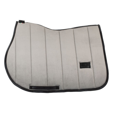 Tapis de selle obstacle en velours et tissu technique Equestro Tapis de selle obstacle en velours et tissu technique Equestro