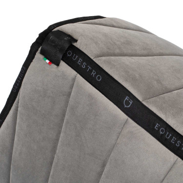 Tapis de selle obstacle en velours et tissu technique Equestro Tapis de selle obstacle en velours et tissu technique Equestro