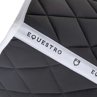 Tapis de selle obstacle en tissu technique White Line Edition Equestro Tapis de selle obstacle en tissu technique White Line Edition Equestro