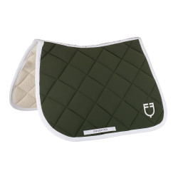 Tapis de selle obstacle en tissu technique White Line Edition Equestro