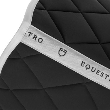 Tapis de selle obstacle en tissu technique White Line Edition Equestro Tapis de selle obstacle en tissu technique White Line Edition Equestro