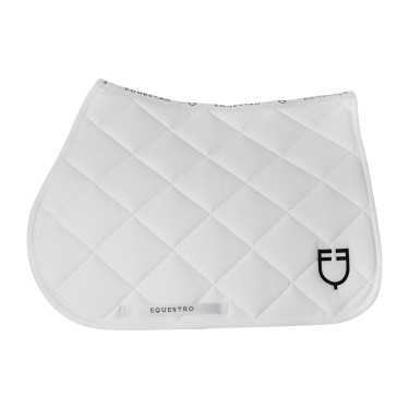 Tapis de selle obstacle en tissu technique White Line Edition Equestro Tapis de selle obstacle en tissu technique White Line Edition Equestro