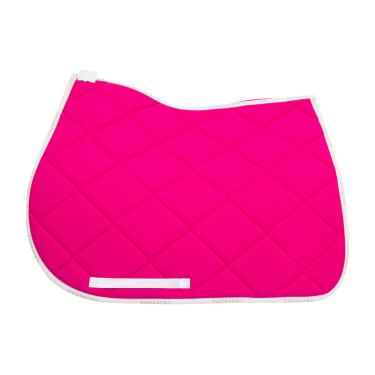 Tapis de selle obstacle en tissu technique respirant GP Equestro Fuchsia / blanc Rose Tapis de selle obstacle en tissu technique respirant GP Equestro Fuchsia / blanc Rose