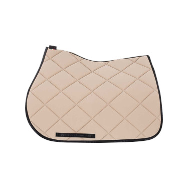 Tapis de selle obstacle en tissu technique respirant GP Equestro Sable / noir Jaune Tapis de selle obstacle en tissu technique respirant GP Equestro Sable / noir Jaune