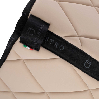 Tapis de selle obstacle en tissu technique respirant GP Equestro Sable / noir Jaune Tapis de selle obstacle en tissu technique respirant GP Equestro Sable / noir Jaune