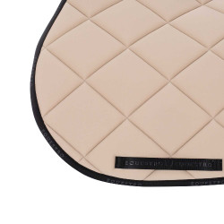 Tapis de selle obstacle en tissu technique respirant GP Equestro Sable / noir Jaune Tapis de selle obstacle en tissu technique respirant GP Equestro Sable / noir Jaune