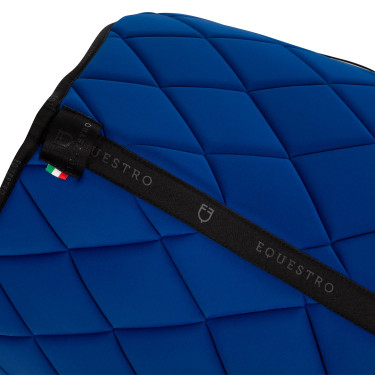 Tapis de selle obstacle en tissu technique respirant GP Equestro Sea / noir Bleu