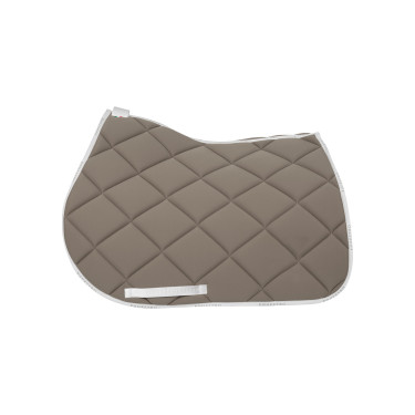 Tapis de selle obstacle en tissu technique respirant GP Equestro Terra / blanc Marron
