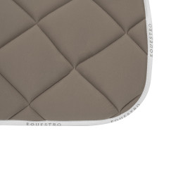Tapis de selle obstacle en tissu technique respirant GP Equestro Terra / blanc Marron