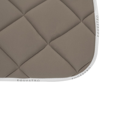 Tapis de selle obstacle en tissu technique respirant GP Equestro Terra / blanc Marron