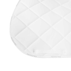 Tapis de selle obstacle en tissu technique respirant GP Equestro Blanc / blanc