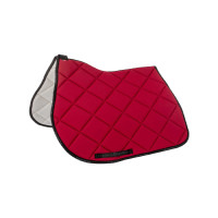 Tapis de selle obstacle en tissu technique respirant GP Equestro Vin / noir Rouge