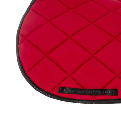 Tapis de selle obstacle en tissu technique respirant GP Equestro Vin / noir Rouge