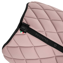 Tapis de selle obstacle en tissu technique respirant édition limitée GP Equestro Rose / noir