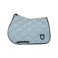Tapis de selle obstacle en tissu technique respirant édition limitée GP Equestro Bleu ciel / noir Tapis de selle obstacle en tissu technique respirant édition limitée GP Equestro Bleu ciel / noir