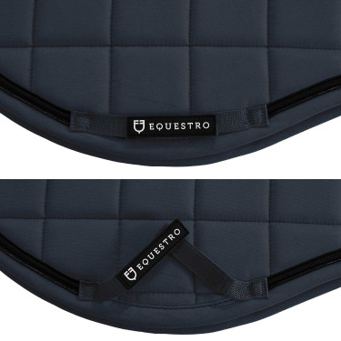 Tapis de selle obstacle en tissu technique respirant collection Elegance Equestro Tapis de selle obstacle en tissu technique respirant collection Elegance Equestro