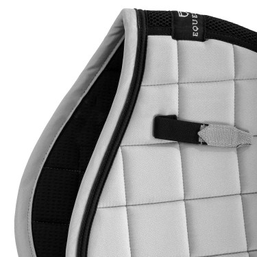 Tapis de selle obstacle en tissu technique respirant collection Elegance Equestro Blanc Tapis de selle obstacle en tissu technique respirant collection Elegance Equestro Blanc