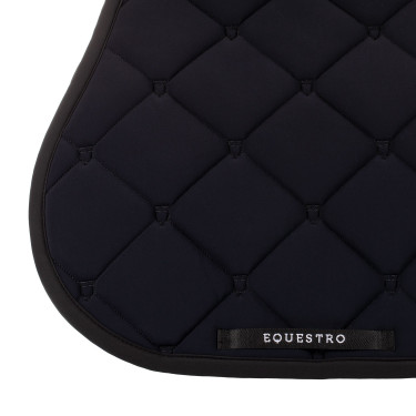 Tapis de selle obstacle en tissu technique Black Line Edition Equestro Noir