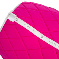Tapis de selle obstacle en tissu technique avec logo GP Equestro Fuchsia / blanc Rose Tapis de selle obstacle en tissu technique avec logo GP Equestro Fuchsia / blanc Rose