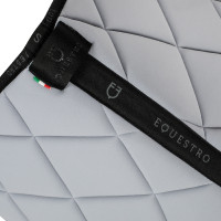 Tapis de selle obstacle en tissu technique avec logo GP Equestro Gris / noir Tapis de selle obstacle en tissu technique avec logo GP Equestro Gris / noir
