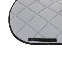 Tapis de selle obstacle en tissu technique avec logo GP Equestro Gris / noir