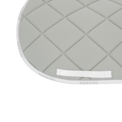 Tapis de selle obstacle en tissu technique avec logo GP Equestro Vert clair / blanc Tapis de selle obstacle en tissu technique avec logo GP Equestro Vert clair / blanc