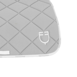 Tapis de selle obstacle en tissu technique avec logo GP Equestro Gris clair / blanc Tapis de selle obstacle en tissu technique avec logo GP Equestro Gris clair / blanc
