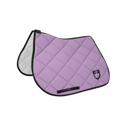 Tapis de selle obstacle en tissu technique avec logo GP Equestro Lilas / noir