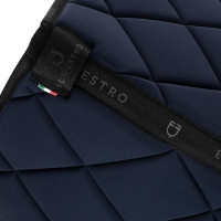 Tapis de selle obstacle en tissu technique avec logo GP Equestro Marine / noir Bleu