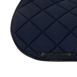 Tapis de selle obstacle en tissu technique avec logo GP Equestro Marine / noir Bleu Tapis de selle obstacle en tissu technique avec logo GP Equestro Marine / noir Bleu