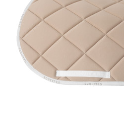 Tapis de selle obstacle en tissu technique avec logo GP Equestro Sable / blanc Beige Tapis de selle obstacle en tissu technique avec logo GP Equestro Sable / blanc Beige